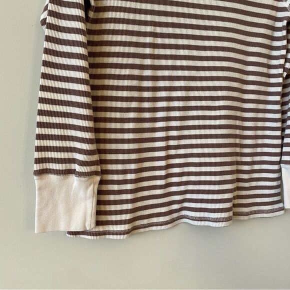 Hue-Stripe Cream & Brown Thermal - Picture 6 of 8